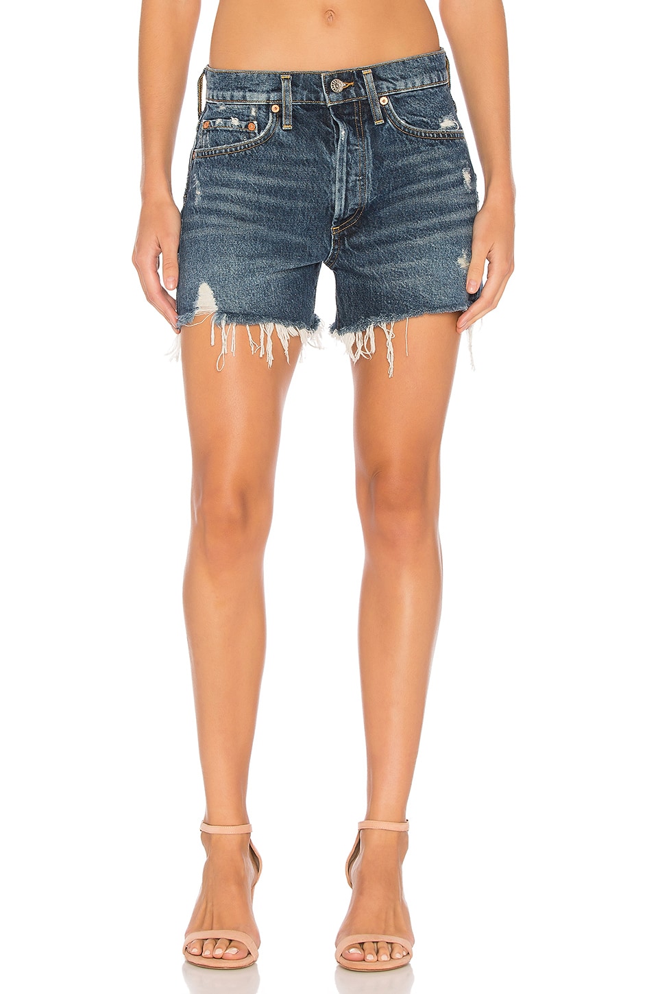 AGOLDE Parker Vintage Cut Off Short in Heart Breaker REVOLVE