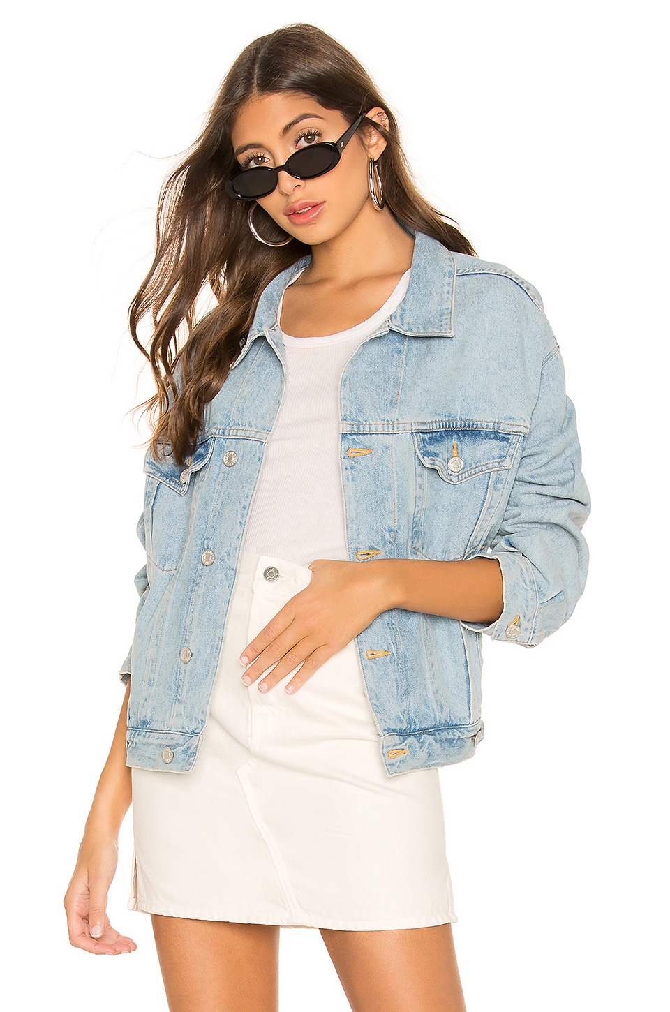charli printed eagle jacket
