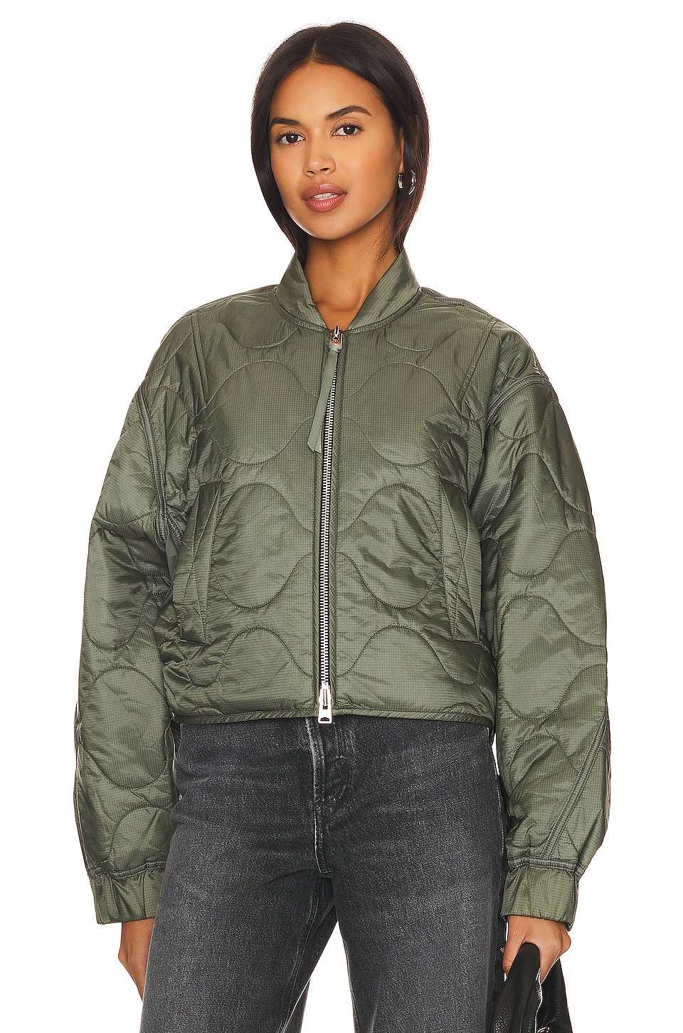 Agolde x Shoreditch Ski Club Iona Quilted Jacket thumbnail