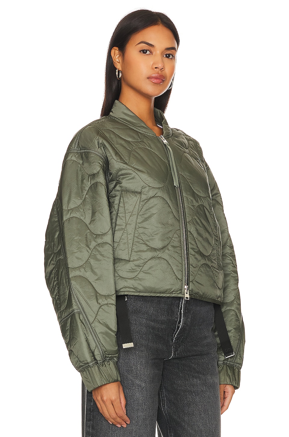 Agolde x Shoreditch Ski Club Iona Quilted Jacket thumbnail