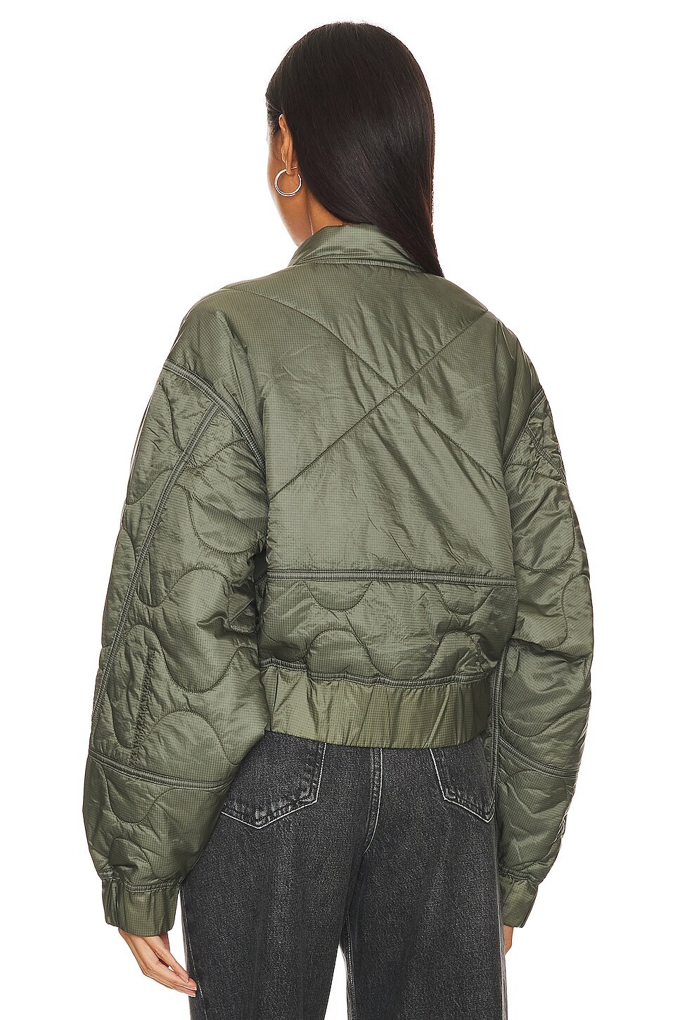 Agolde x Shoreditch Ski Club Iona Quilted Jacket thumbnail