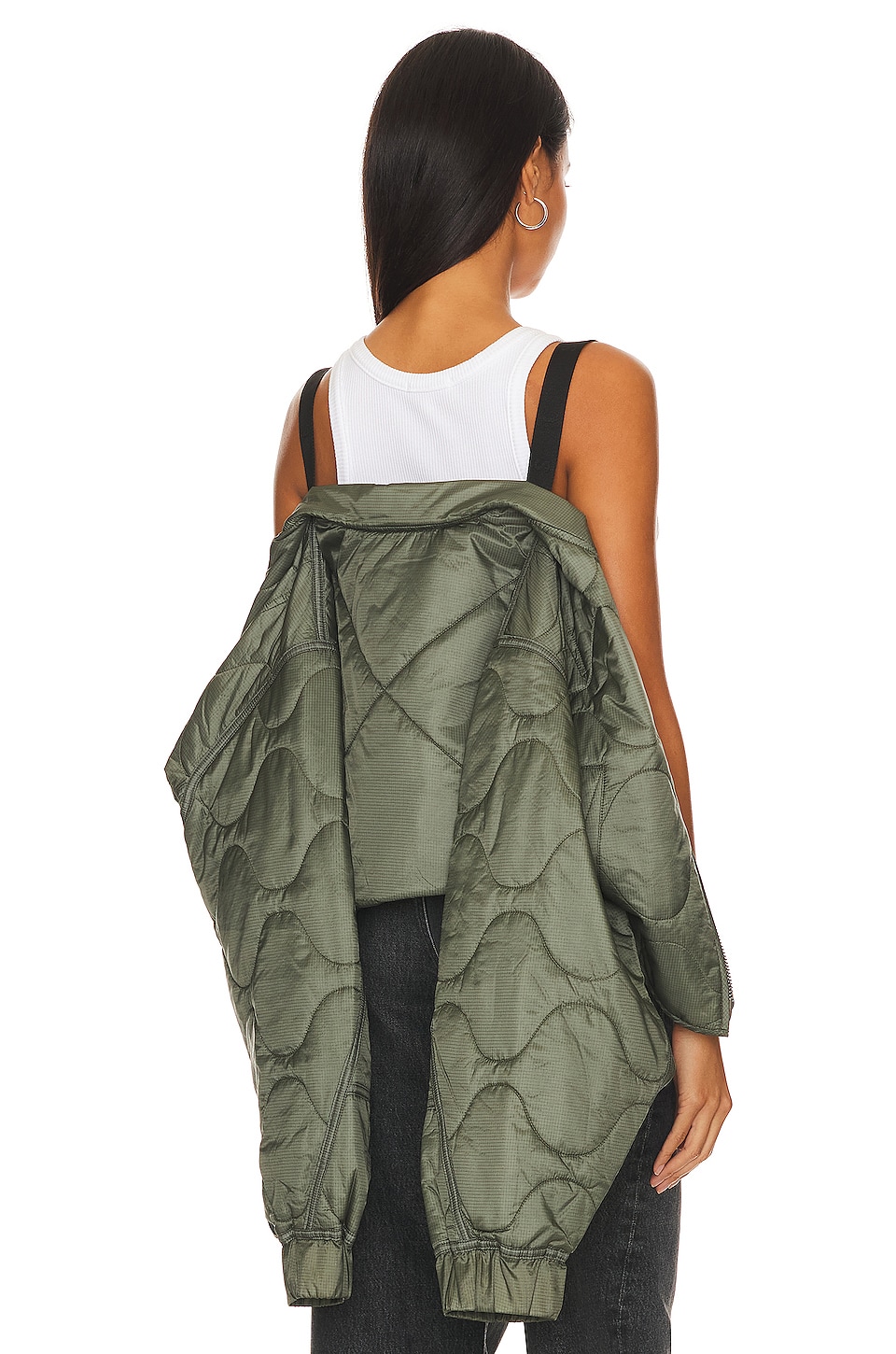 Agolde x Shoreditch Ski Club Iona Quilted Jacket thumbnail
