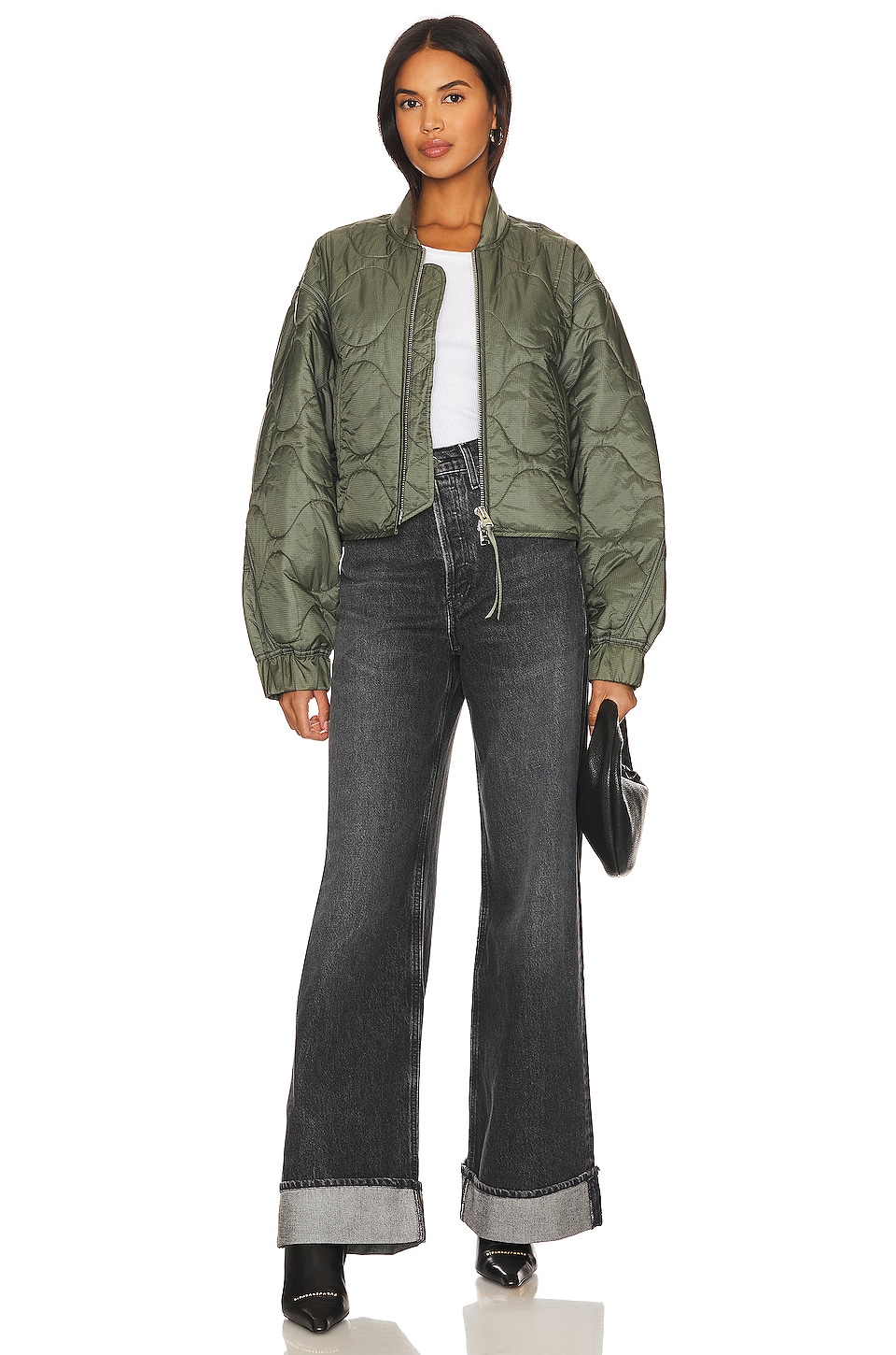 Agolde x Shoreditch Ski Club Iona Quilted Jacket thumbnail
