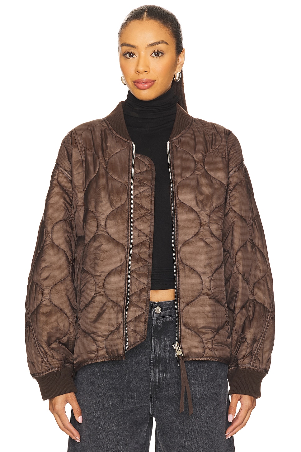 Agolde Isla Quilted Jacket thumbnail