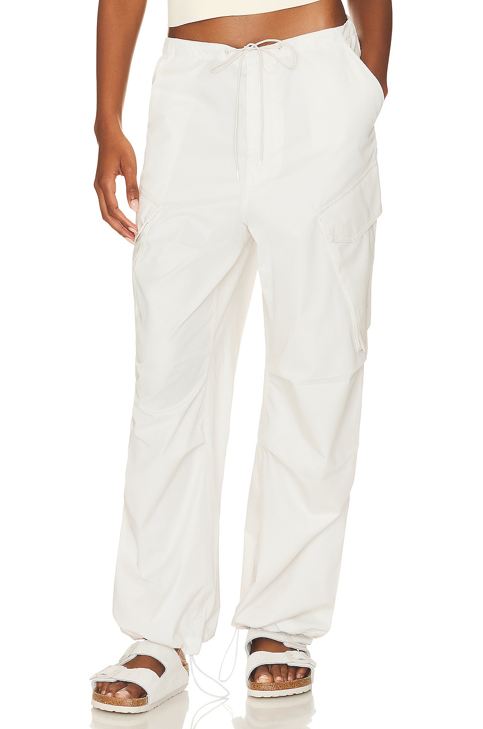 AGOLDE Ginerva Cargo Pant in Rabbit | REVOLVE