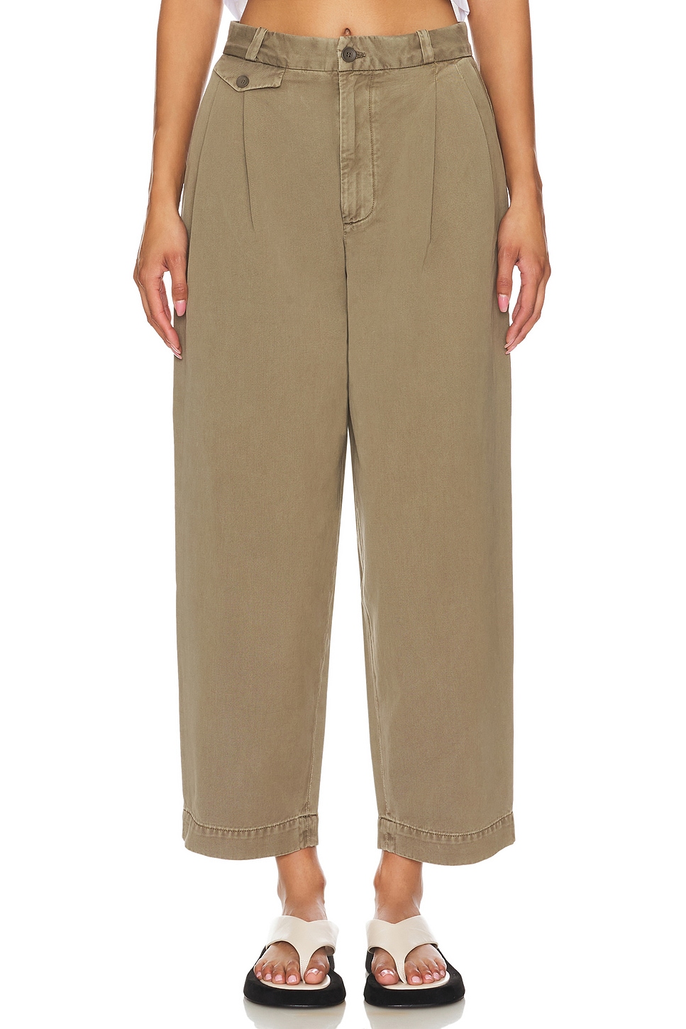 【Agolde】 Beckerワイドレッグコットンツイル chinos Agolde Becker Cotton Twill Tapered Chinos | Saks Fifth Avenue