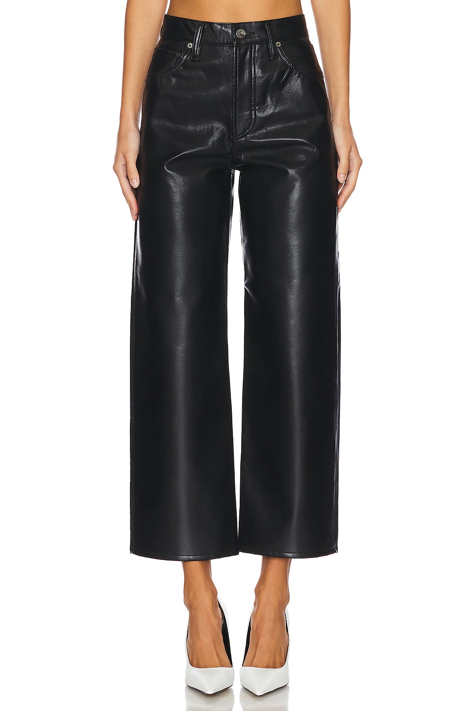 パンツ AGOLDE Woman Pants Black A2041285 DETOX AGOLDE Ren High Rise Straight in Detox | REVOLVE