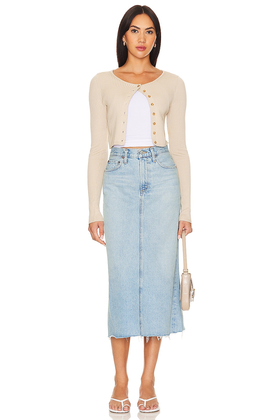 スカート AGOLDE 'Della' skirt Agolde Women's Della Denim Skirt | $61.90 | Saint Bernard