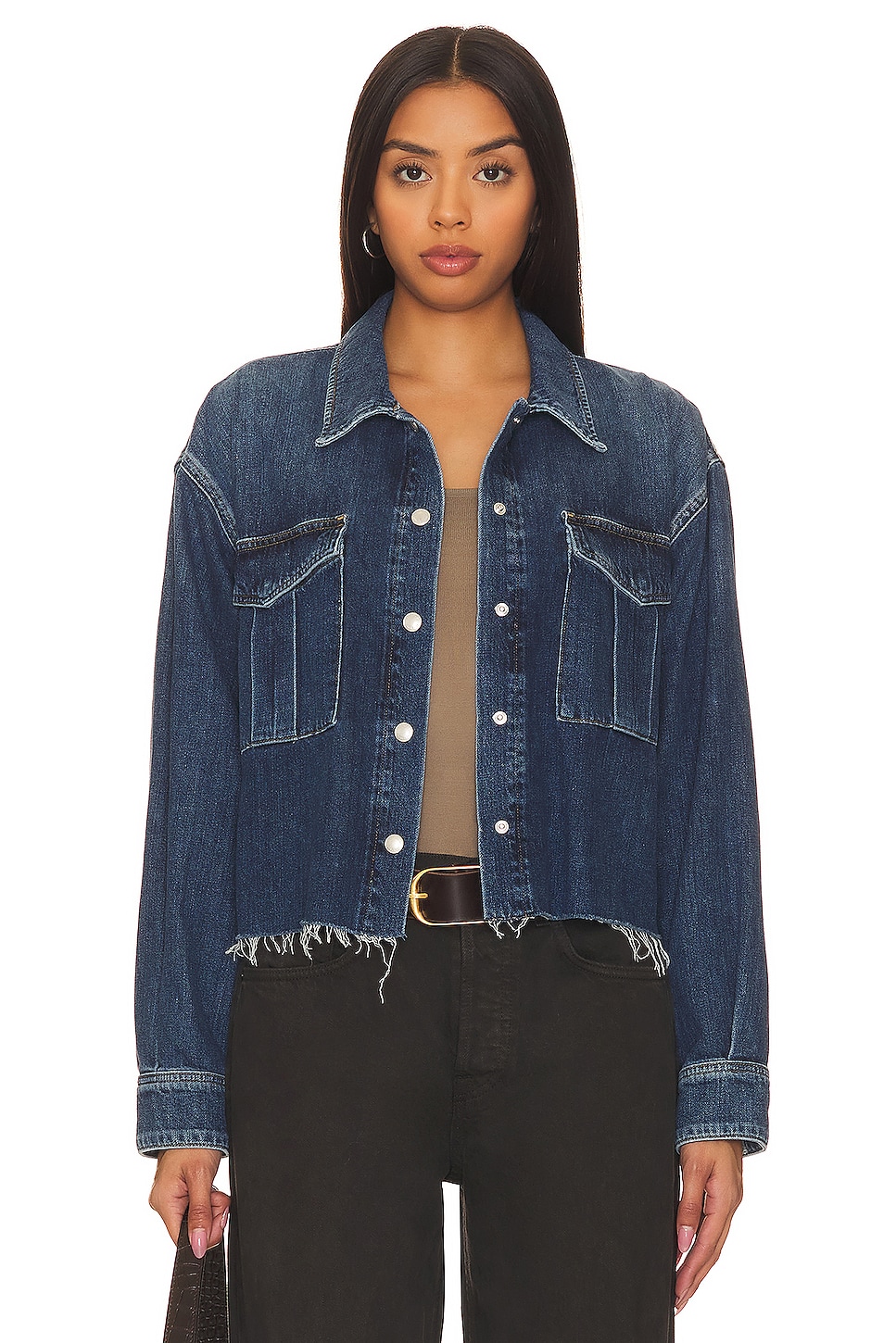 AGOLDE Nyx Denim Shirt in Pathway REVOLVE