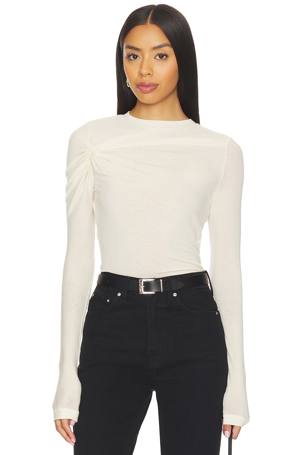 Lissa Log Sleeve Tee