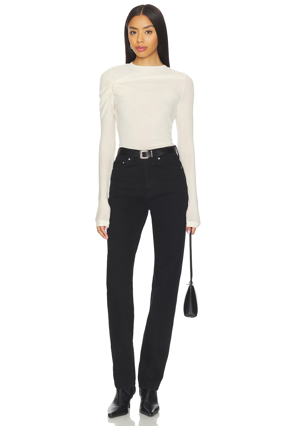 Lissa Log Sleeve Tee