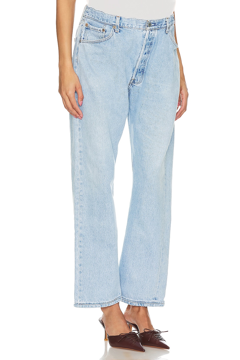 Maternity Baggy Customs Jeans - Thumbnail 1