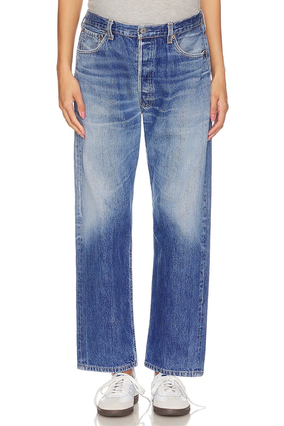 Maternity Baggy Customs Jeans - Thumbnail 2