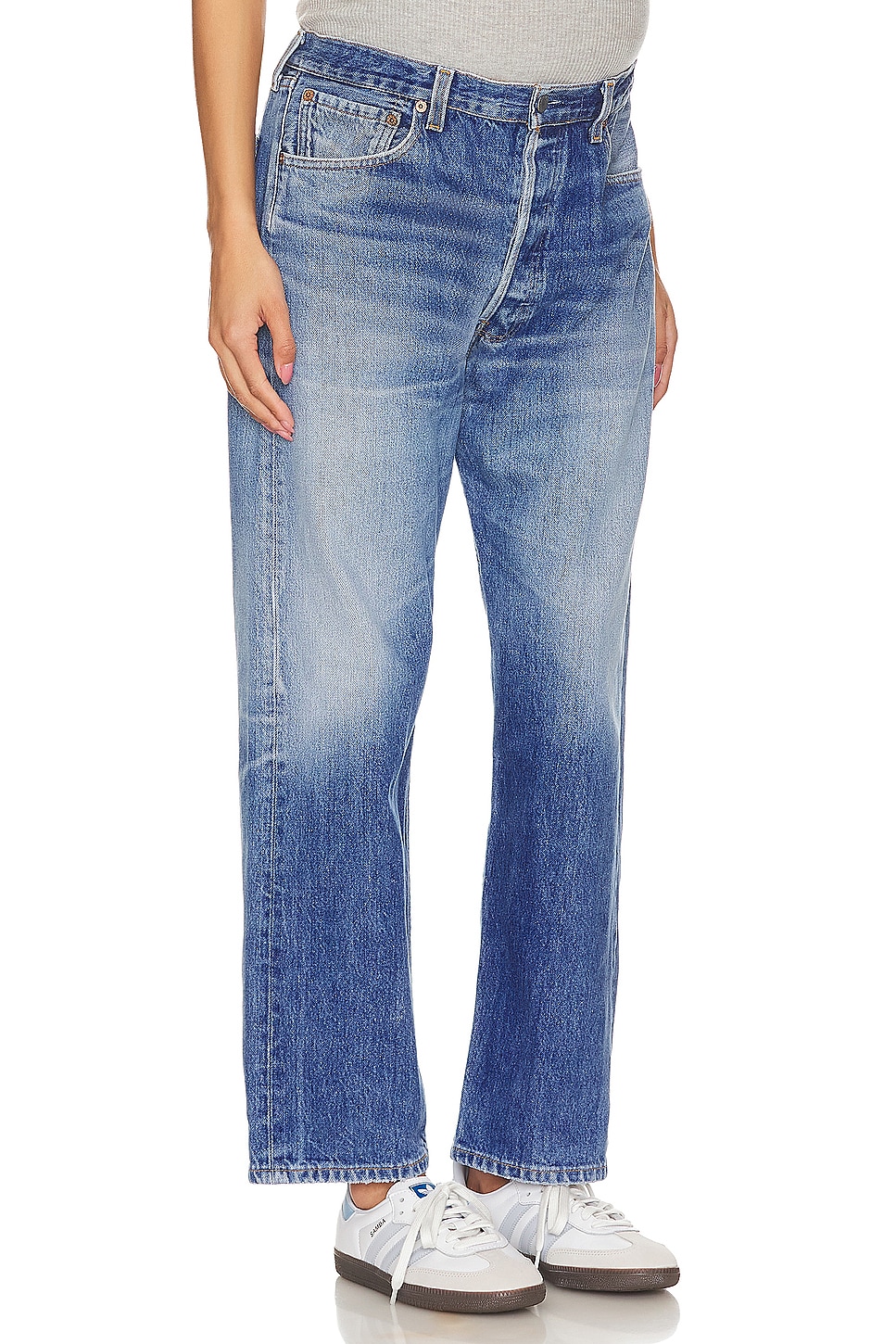 Maternity Baggy Customs Jeans - Thumbnail 3