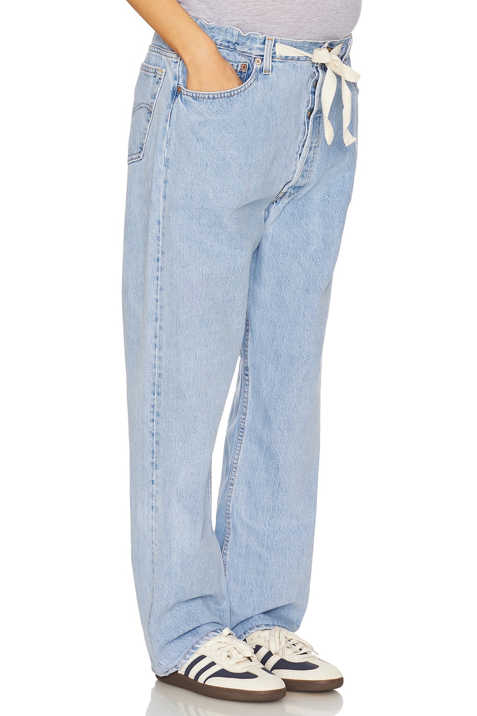 Drawstring Maternity Jeans