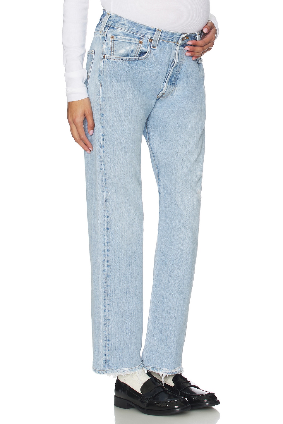 Vintage Maternity Baggy Jeans