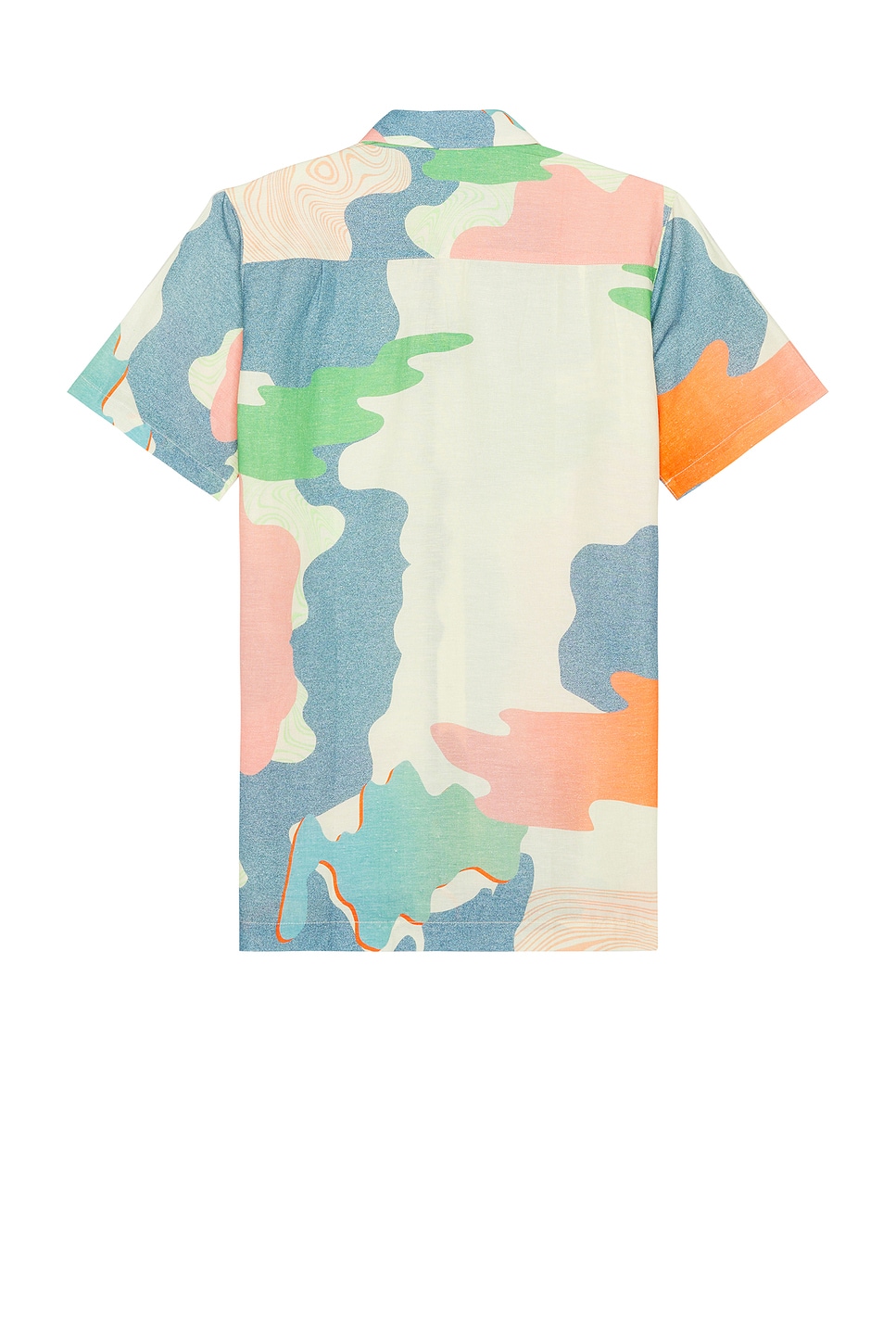 Agua Bendita Jack Shirt in Blue & Cream