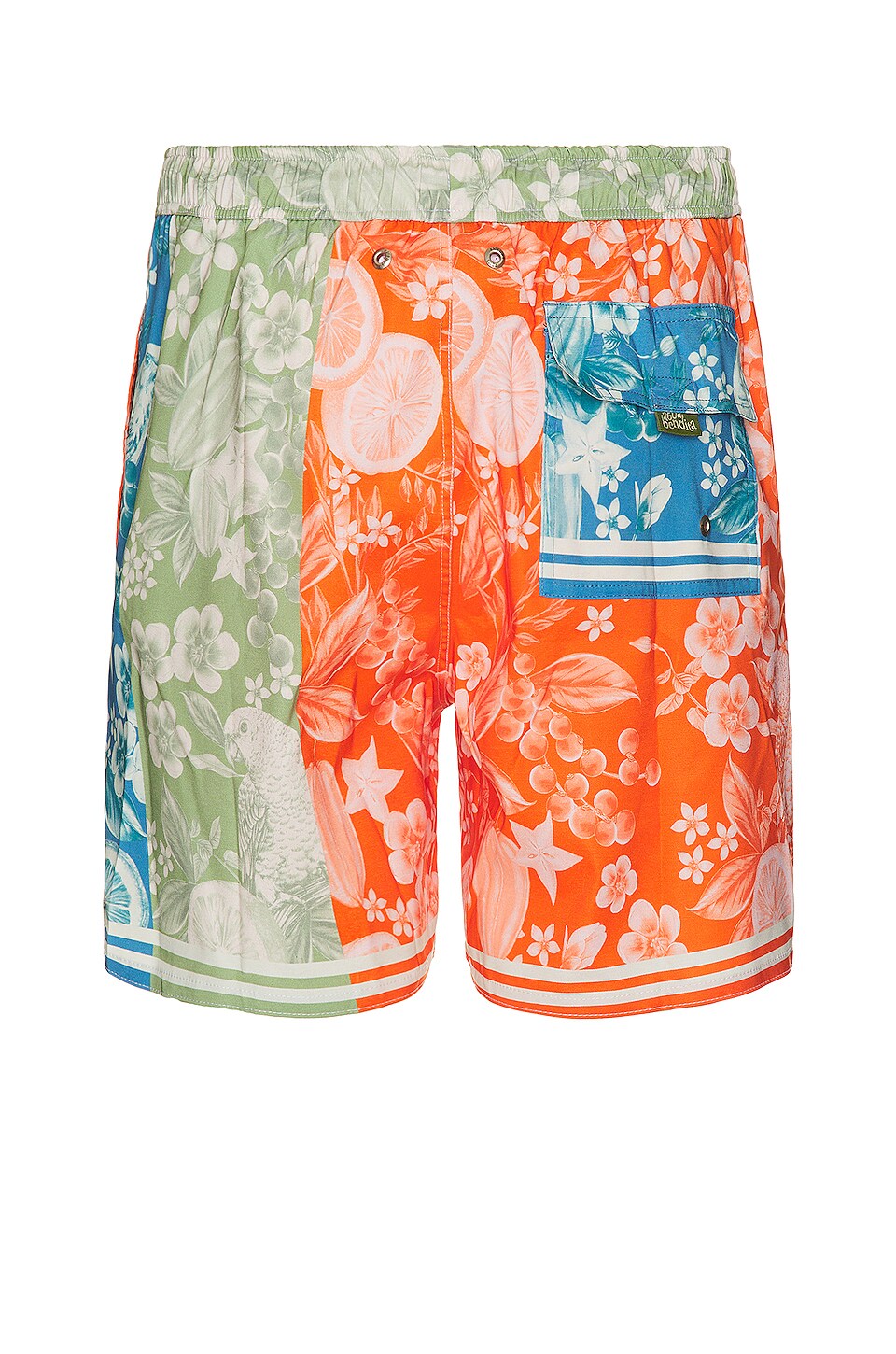 Agua Bendita Joe Trunk in Orange & Sage