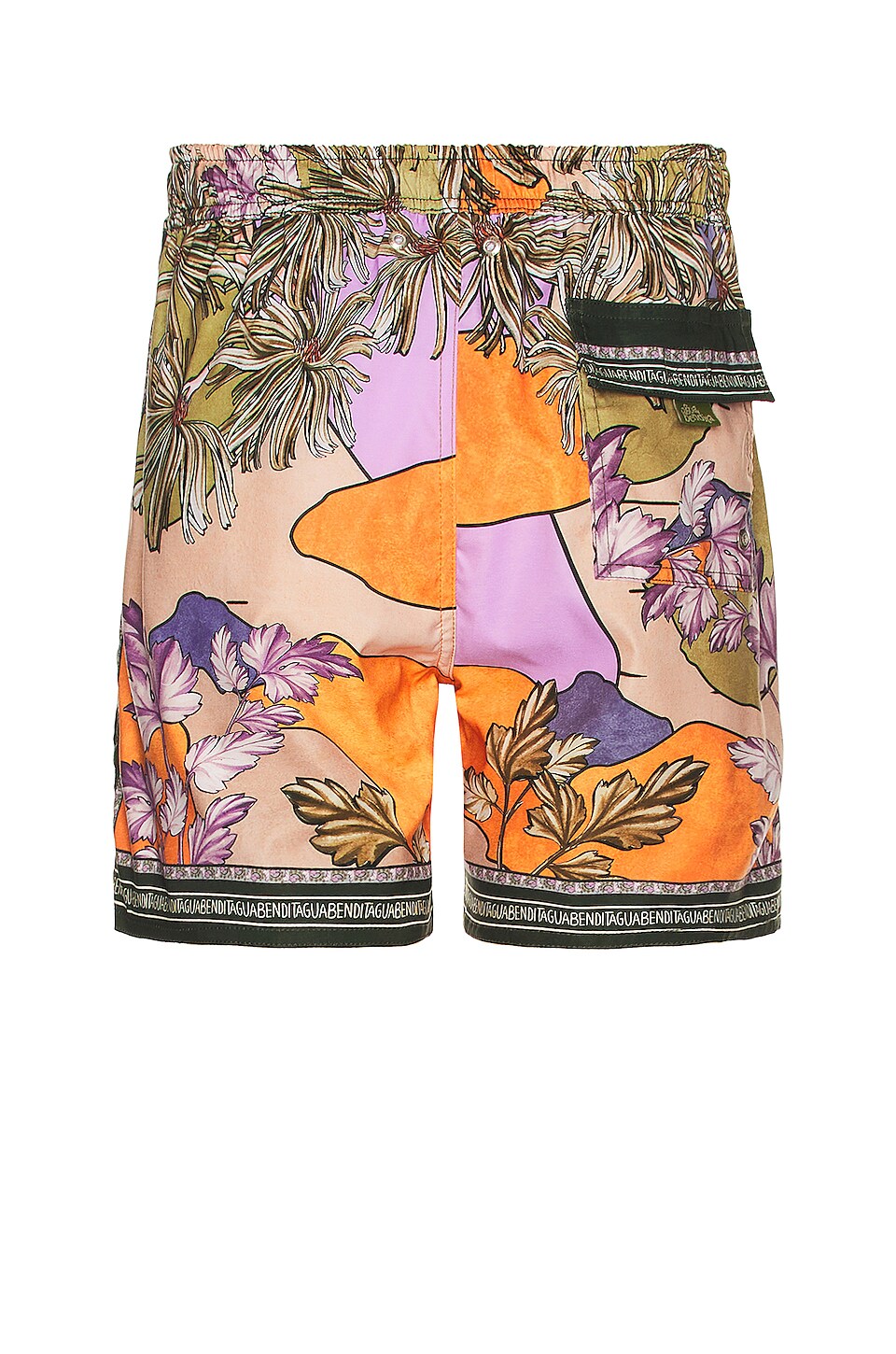 Agua Bendita Joe Suki Swim Shorts in Green