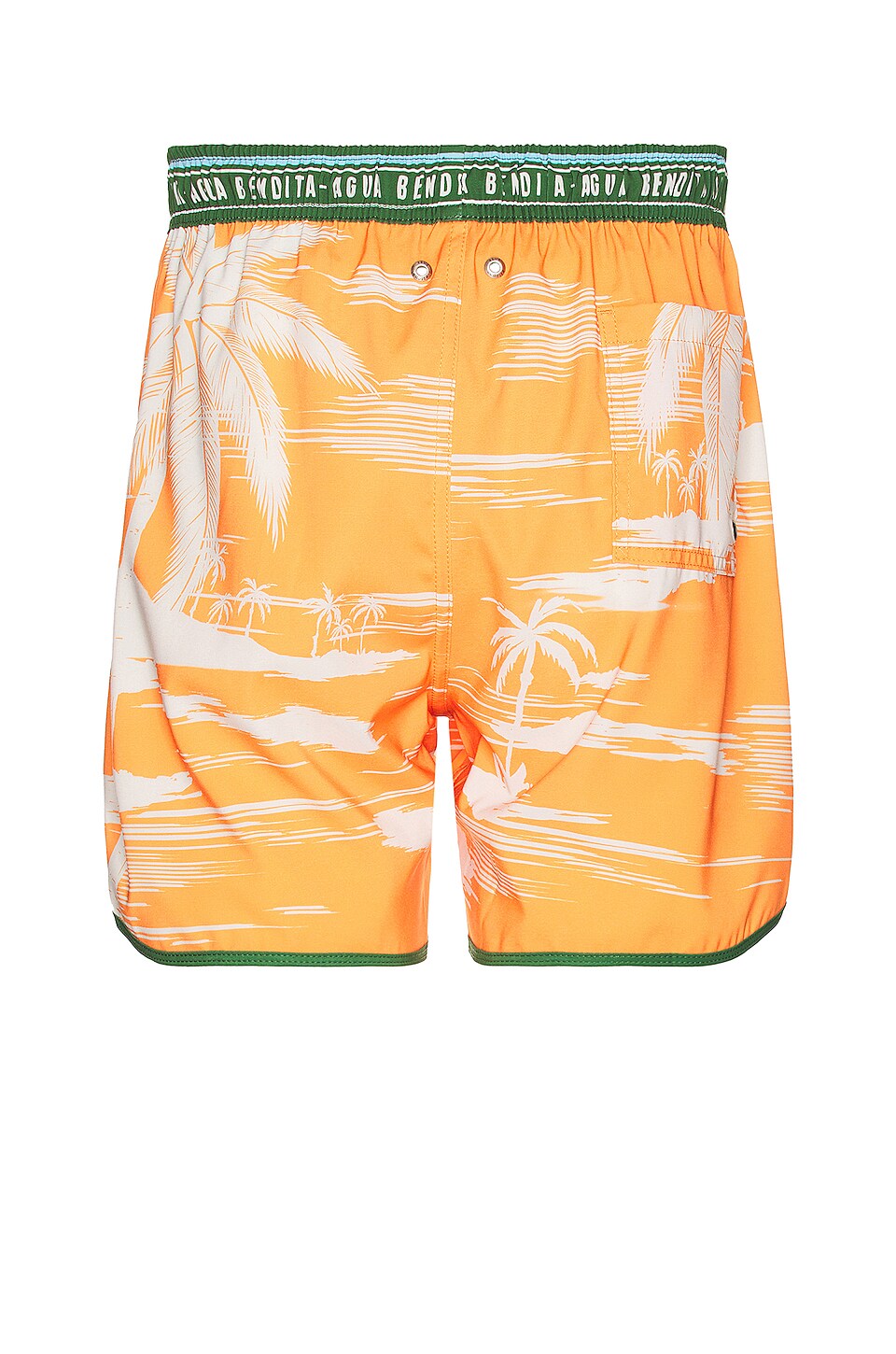 Agua Bendita Liam Honolulu Swim Shorts in Yellow