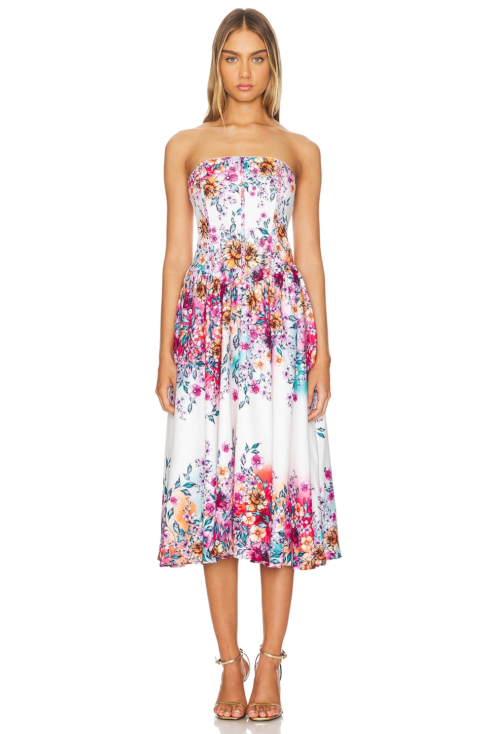 Agua Bendita X Revolve Blooming Maxi Dress in Doux Floral | REVOLVE