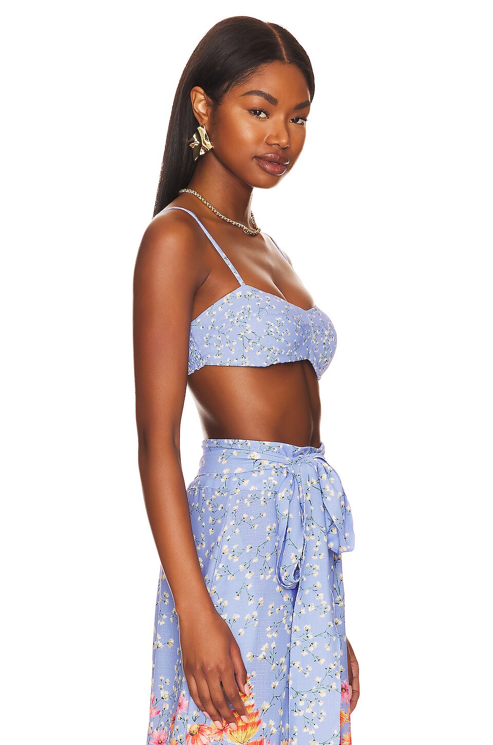 Agua Bendita x REVOLVE Ginny Top in Lilac Praire