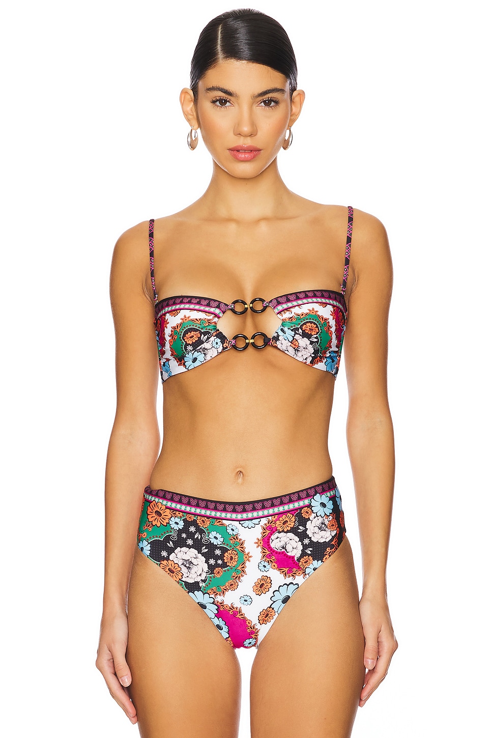 agua bendita 水着 Agua Bendita X REVOLVE Lace Bikini Top in Dashi Multi | REVOLVE