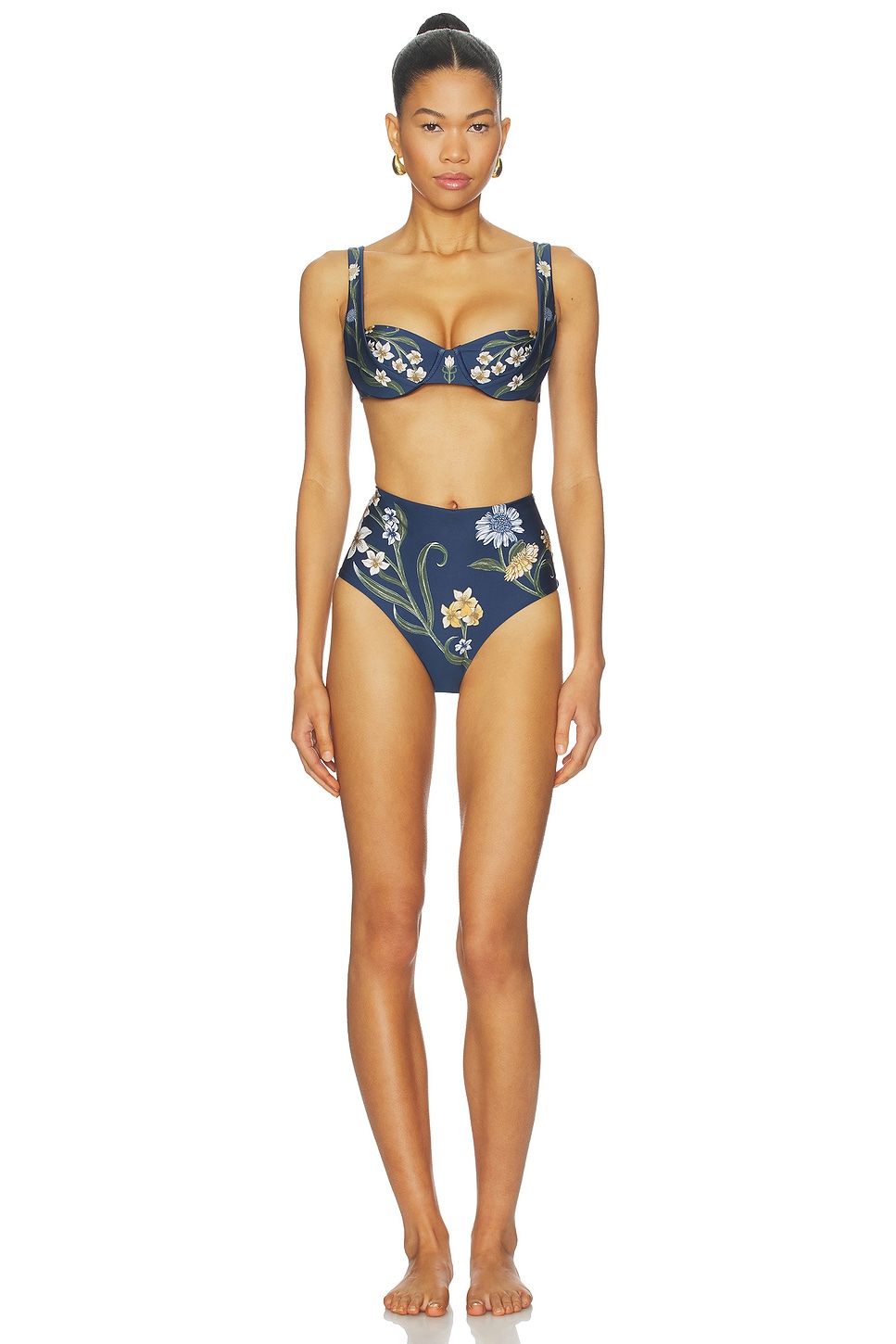 ✿Aqua✿ Agua by Agua Bendita Zucchini Laguna Bikini Top in Laguna | REVOLVE