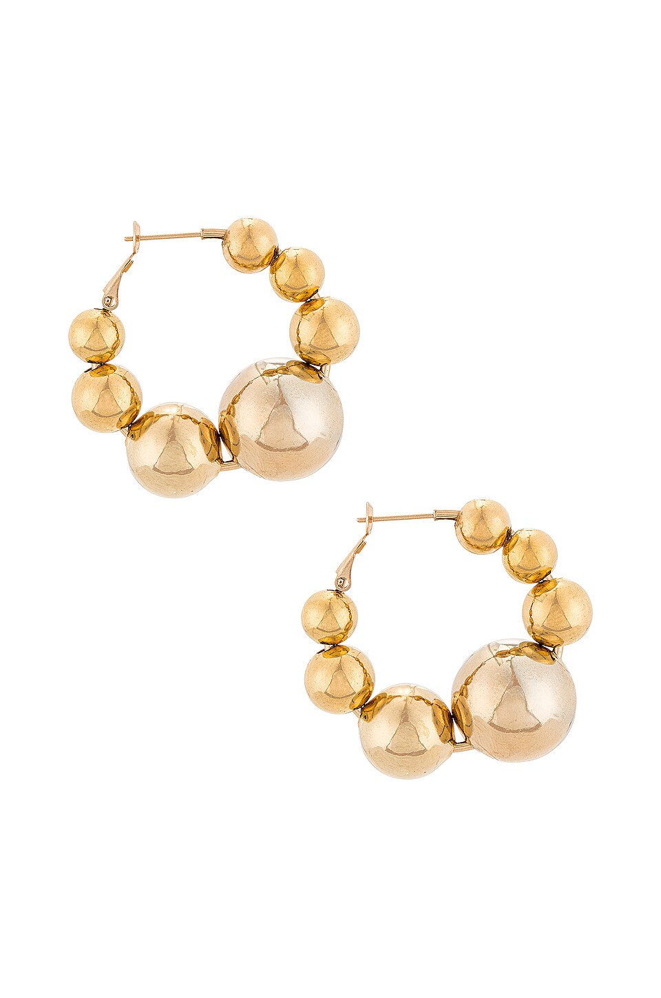 Anton Heunis Ball Hoop Earring in Gold