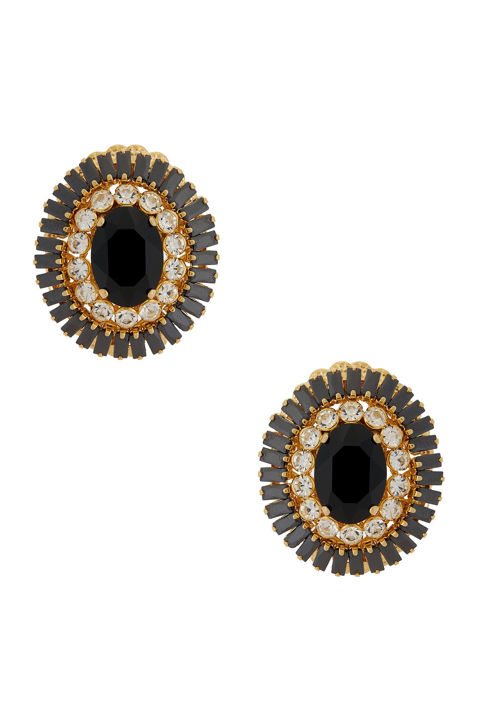 Gem Cluster Earrings