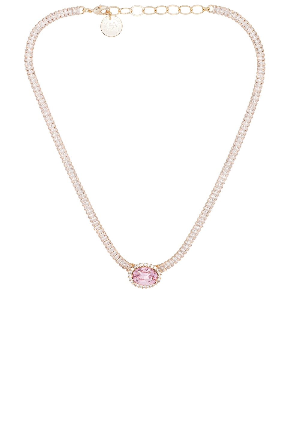 Anton Heunis VINTAGE STYLE ネックレス - Pink & Crystal & Gold 