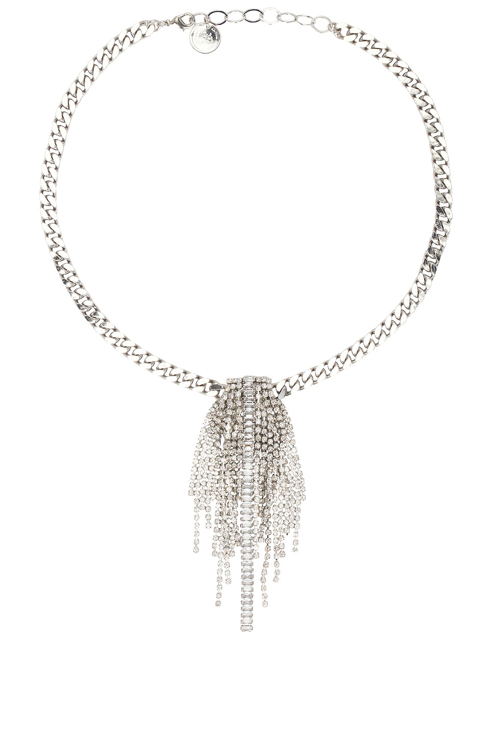 Short Chain With A Chandelier Brooch Necklace
