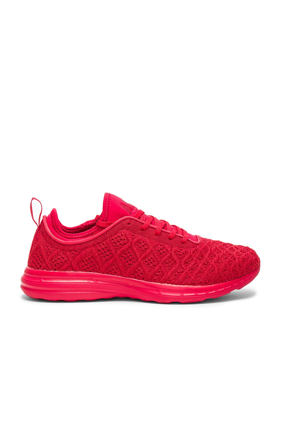 red apl sneakers