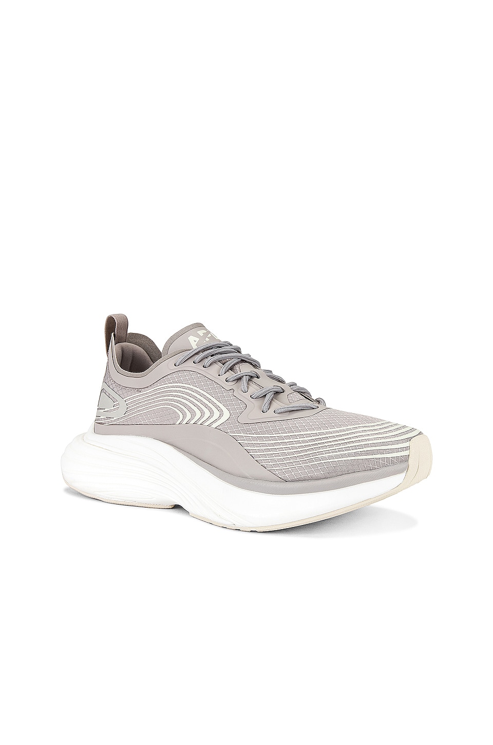 APL: Athletic Propulsion Labs Streamline Sneaker in Clay, Pristine, & White