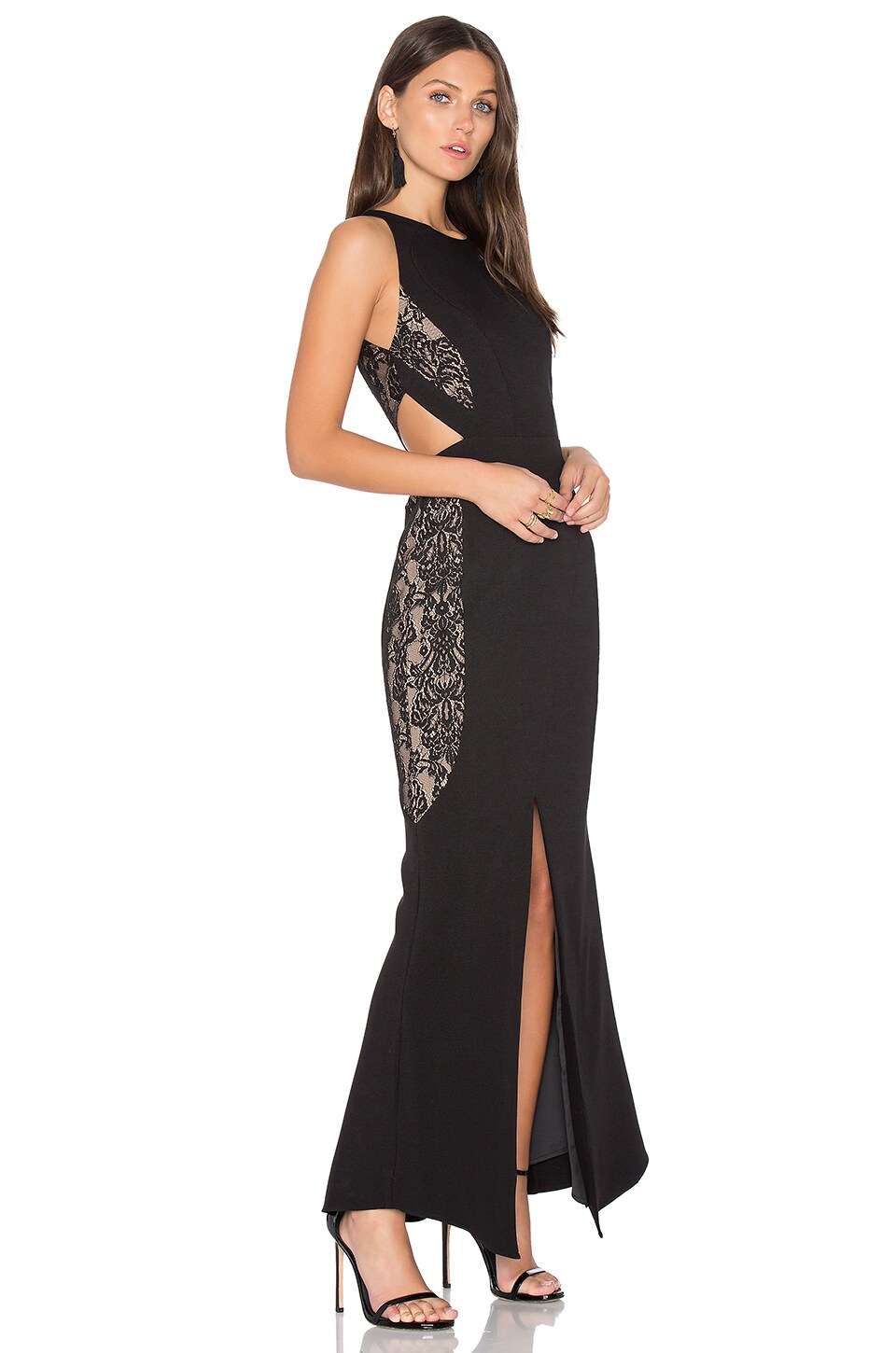 arabella 镂空超长连衣裙