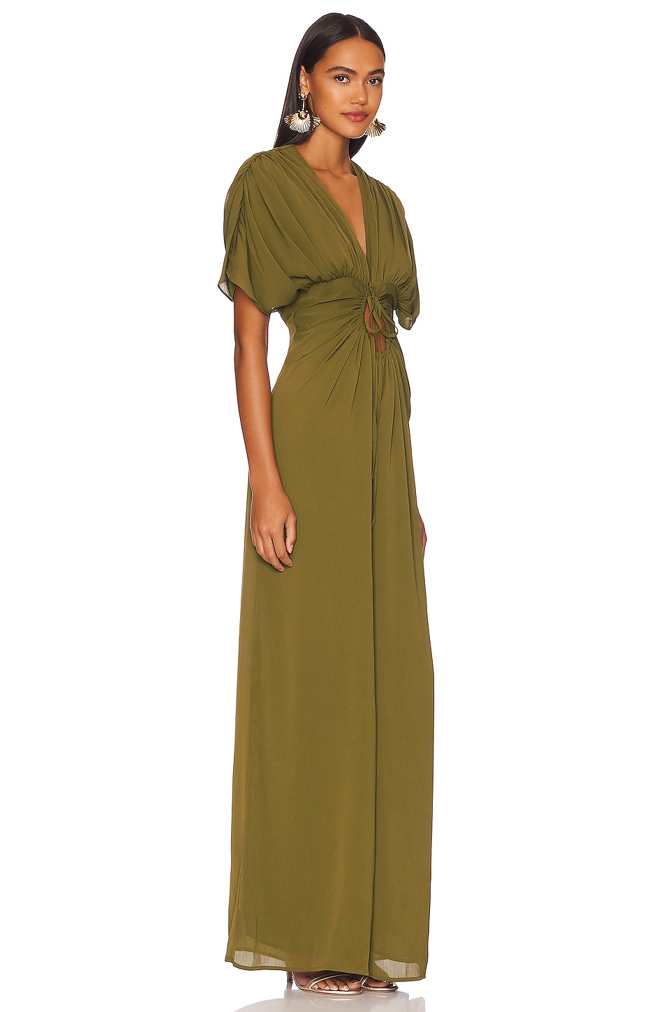 Andrea Iyamah x REVOLVE Zina Jumpsuit in Moss Green