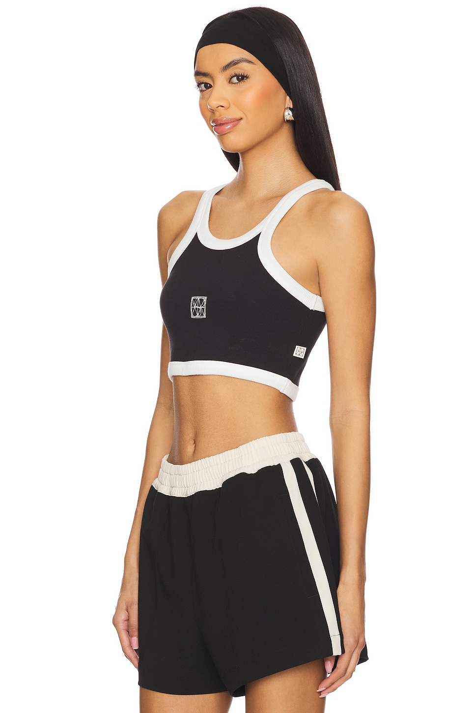 Araminta James Monogram Cropped Tank thumbnail