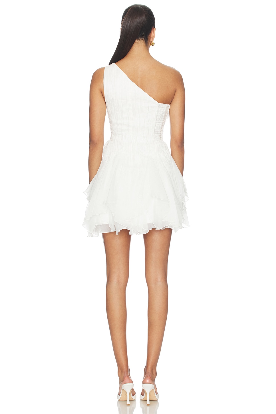 nisha strapless mini dress white Dakhoda Strapless Mini Dress | White | Womens
