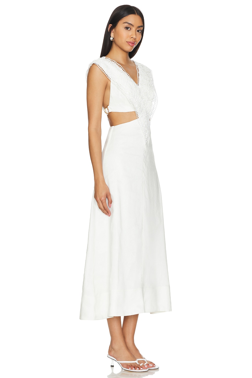 Aje Spirit Belted Midi Dress thumbnail