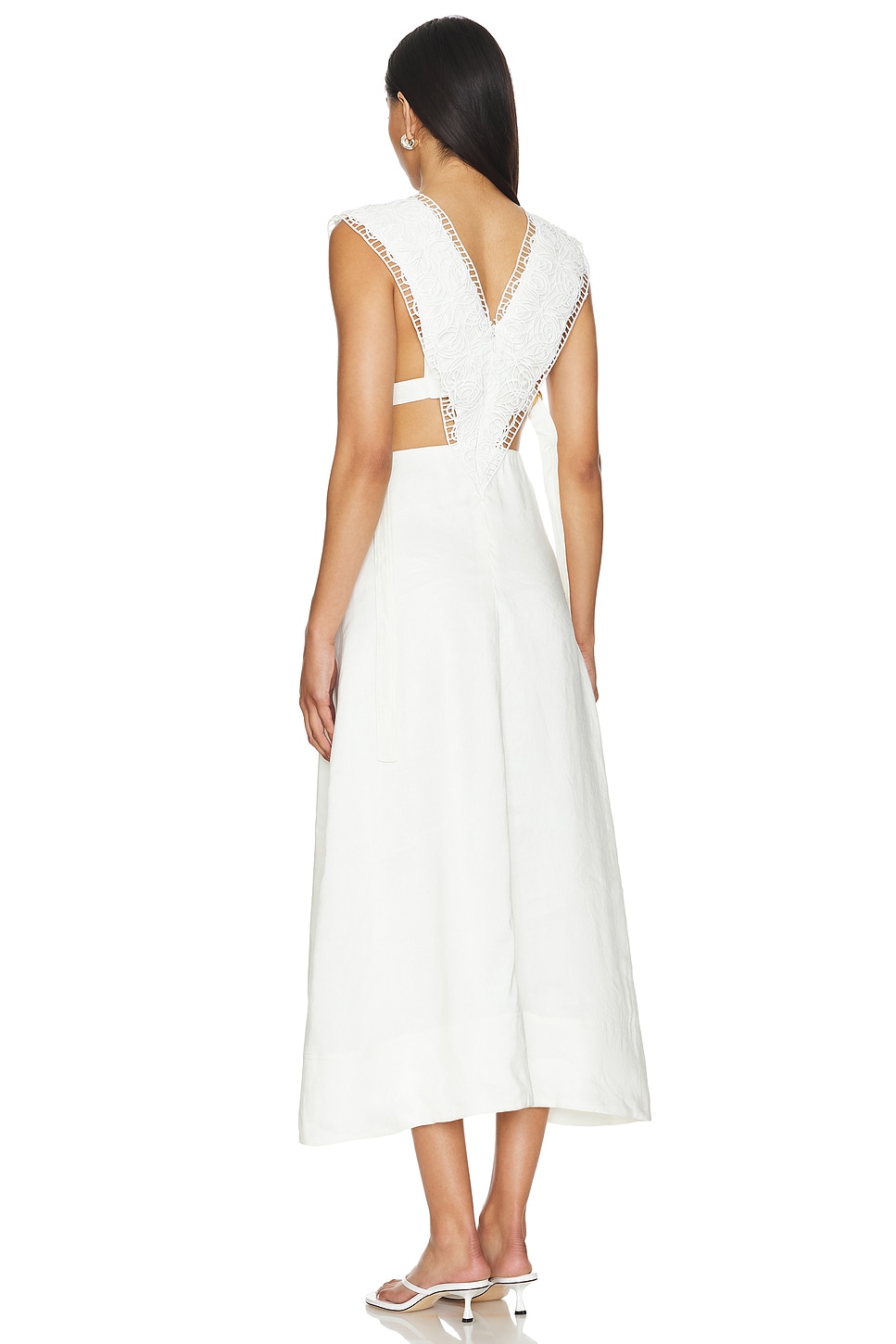 Aje Spirit Belted Midi Dress thumbnail