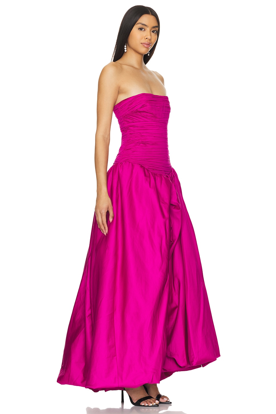 Aje - Violette Bubble Hem Maxi Dress | Plush
