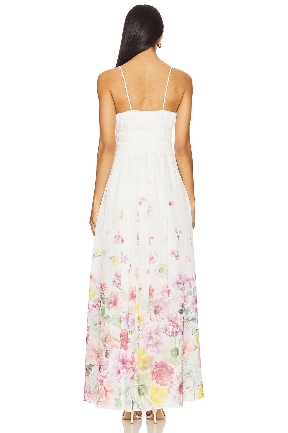 Aje Fleur Maxi Dress in Ivory Collage Floral | REVOLVE
