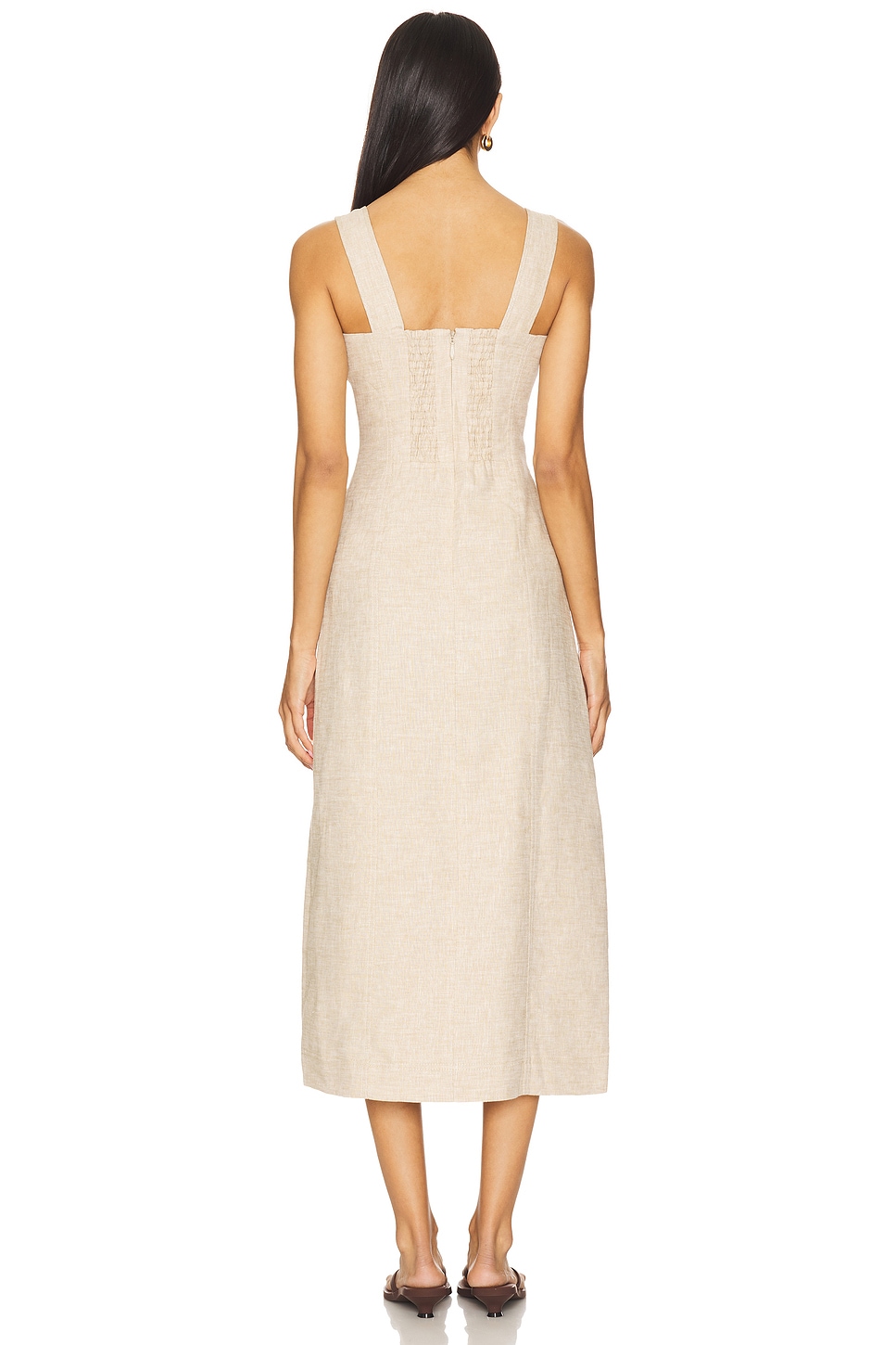【Aje.】Morgan Midi Dress Morgan Midi Dress | Dune Beige | Aje – Aje ROW