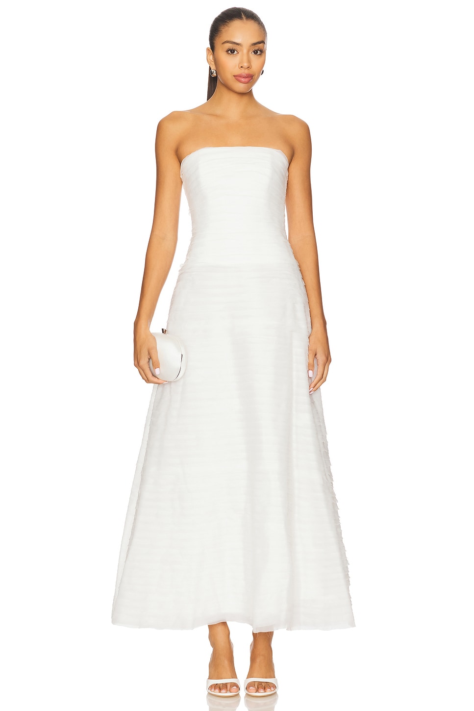 aje ivory dress Soundscape Gown in Jana
