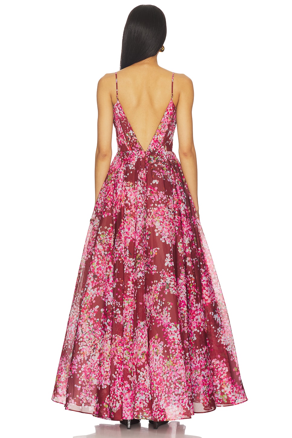 Pink Aje Florentine Dress Raspberry Aje Fortuna Gown In Flora Blossom  REVOLVE