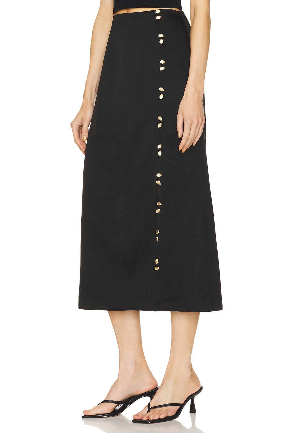 Aje Riddle Button Down Midi Skirt thumbnail