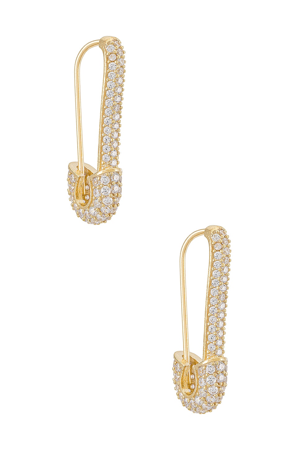 gabi rielle safety pin earrings