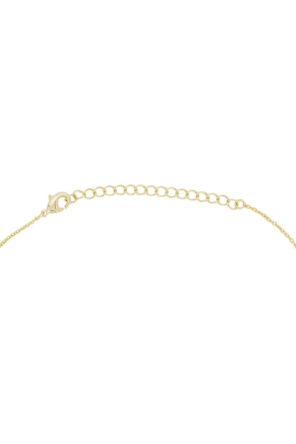 Pave Outlined Four Leaf Clover Necklace