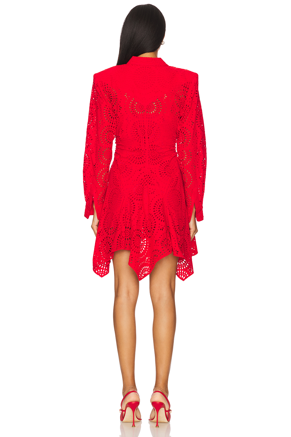 Deena Eyelet Button Down Dress