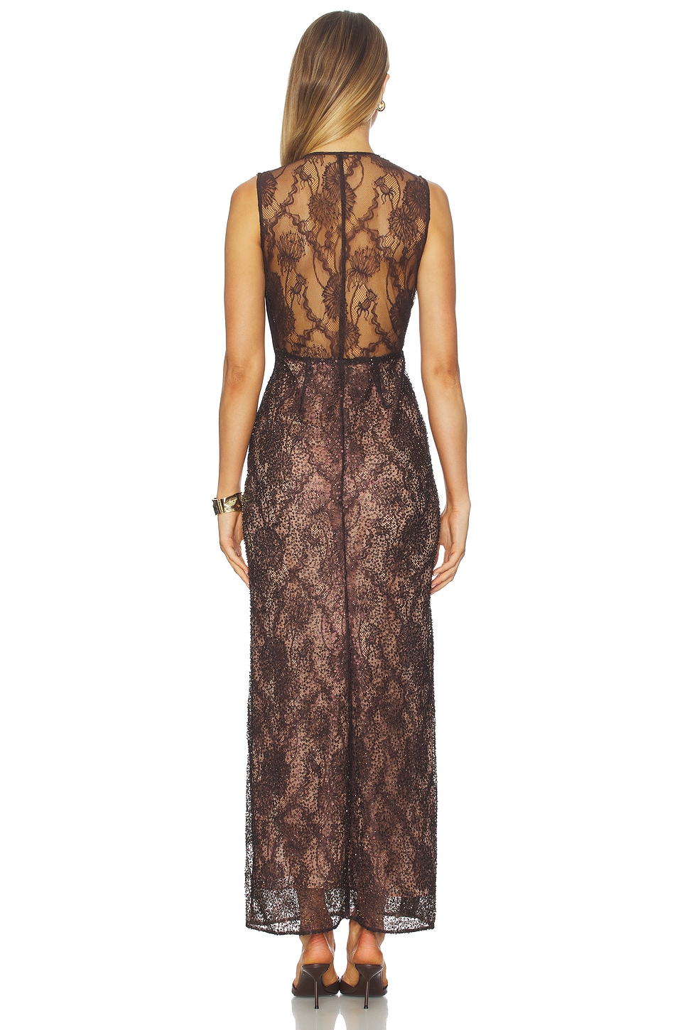 AKNVAS Leo Beaded Gown